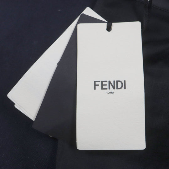 FENDI Chester coat FF0652 Outer: 99% cotton, Outer: 1% polyester, Lining: 100% cupra Indigo mens 50 Used Authentic