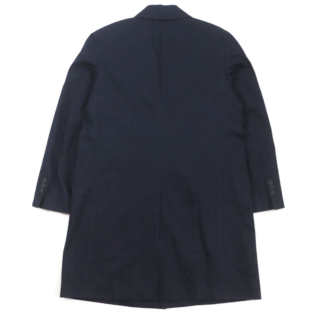 FENDI Chester coat FF0652 Outer: 99% cotton, Outer: 1% polyester, Lining: 100% cupra Indigo mens 50 Used Authentic