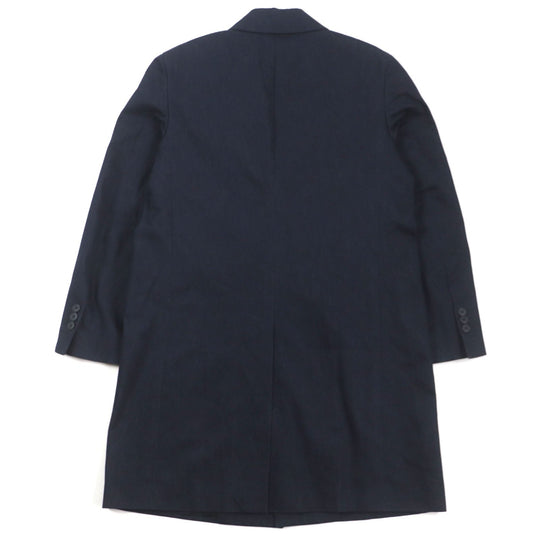 FENDI Chester coat FF0652 Outer: 99% cotton, Outer: 1% polyester, Lining: 100% cupra Indigo mens 50 Used Authentic