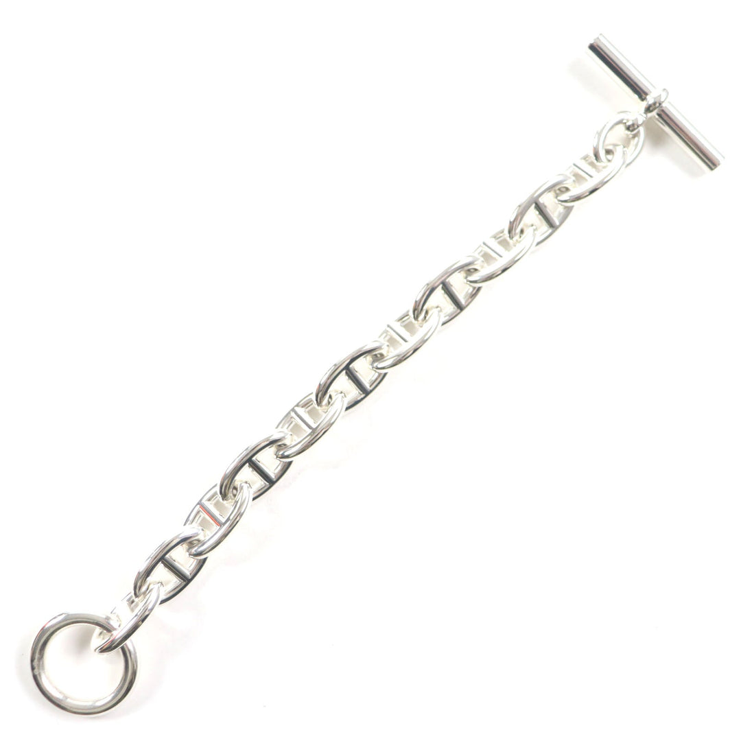 HERMES bracelet 24AG047655 Main�FAG925 Silver Chene DunkleTGM mens Used Authentic