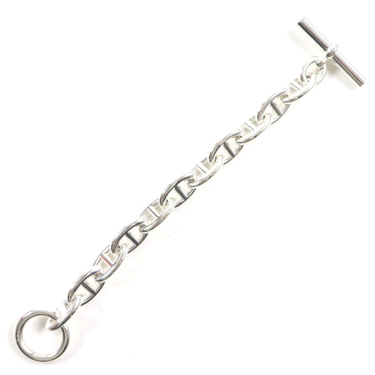 HERMES bracelet 24AG047655 Main�FAG925 Silver Chene DunkleTGM mens Used Authentic