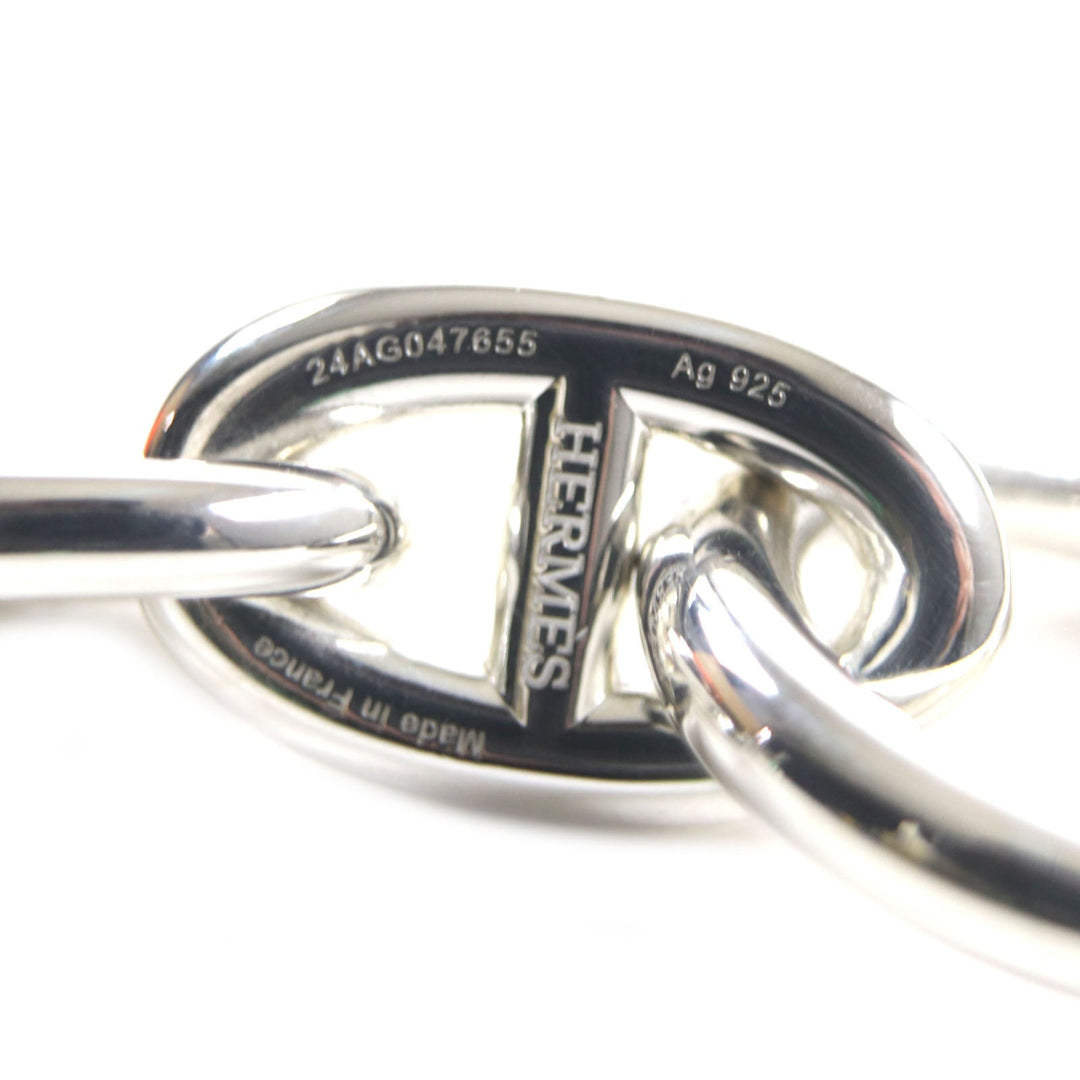 HERMES bracelet 24AG047655 Main�FAG925 Silver Chene DunkleTGM mens Used Authentic