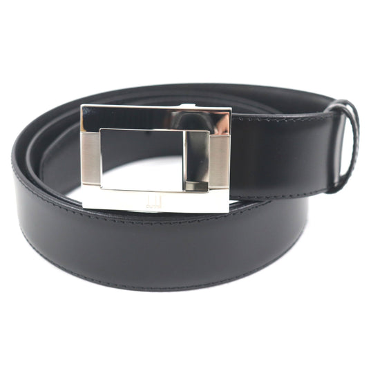 Dunhill belt Main: Leather black mens Used Authentic