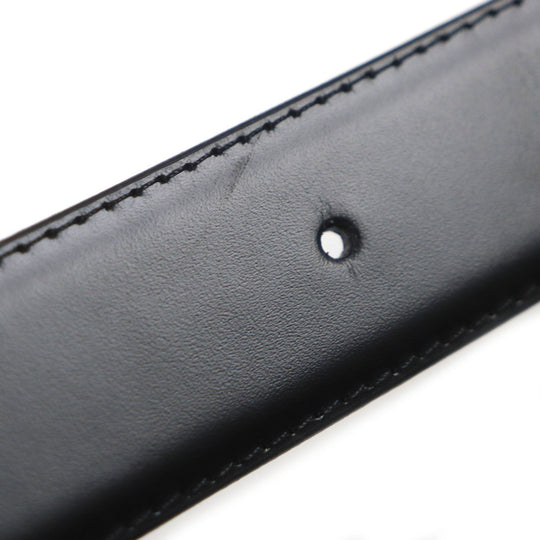 Dunhill belt Main: Leather black mens Used Authentic