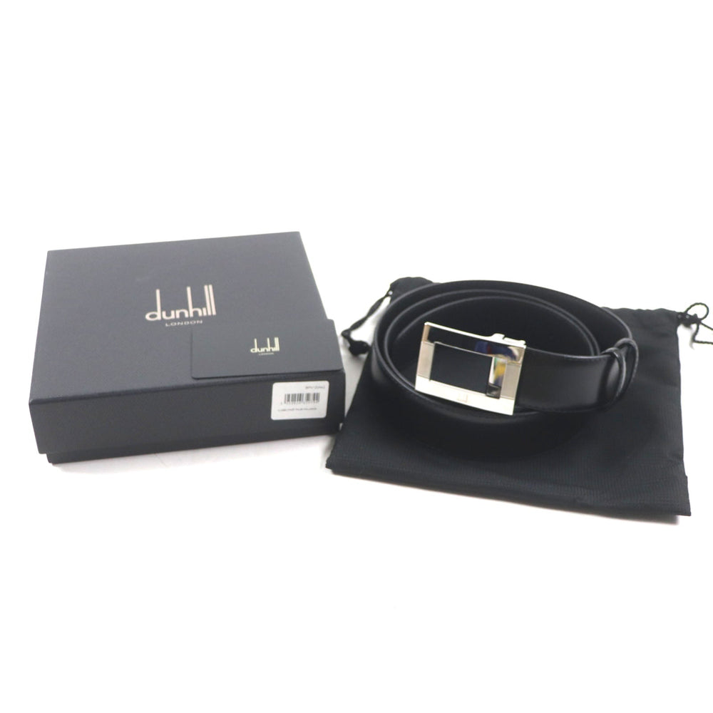 Dunhill belt Main: Leather black mens Used Authentic
