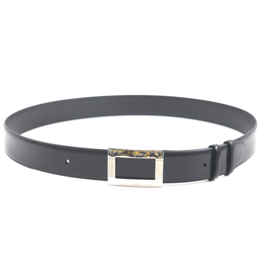 Dunhill belt Main: Leather black mens Used Authentic