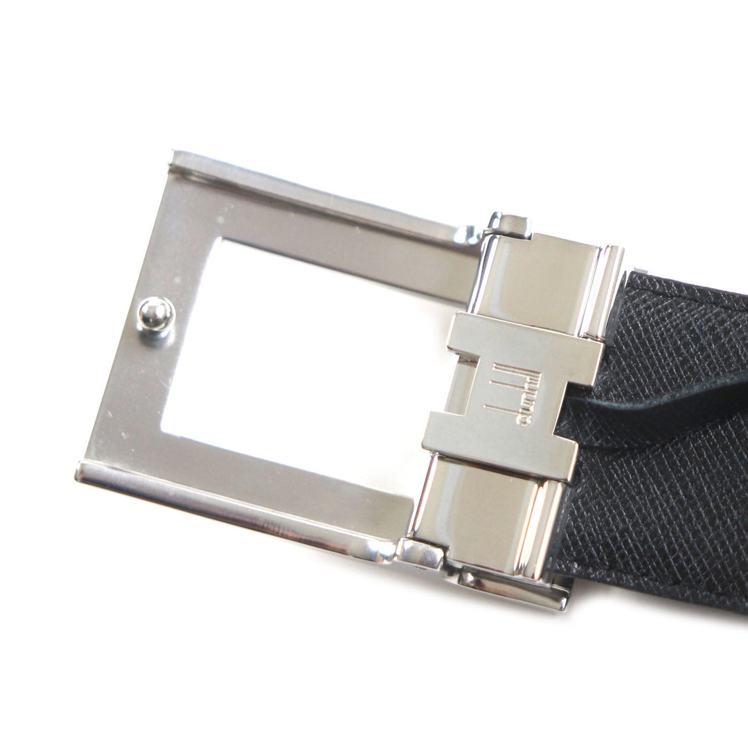 Dunhill belt Main: Leather black mens Used Authentic