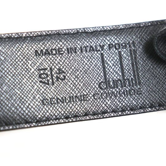 Dunhill belt Main: Leather black mens Used Authentic