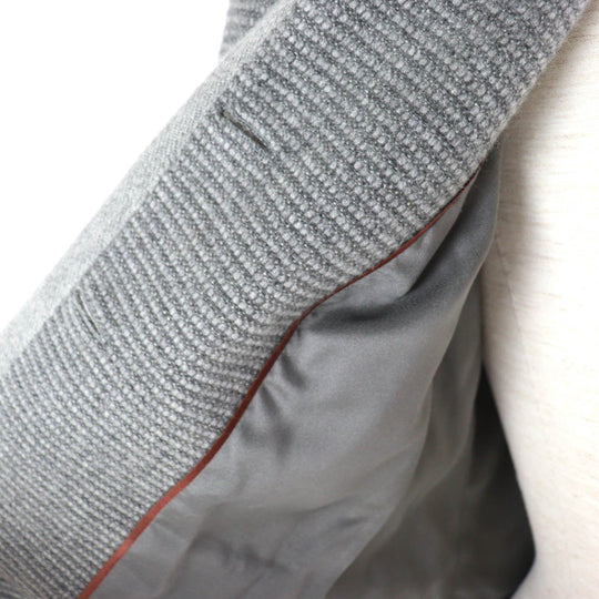 Loro Piana tailored jacket Outer: 100% cashmere, Lining: 92% silk, Lining: 8% polyurethane gray Women 38 Used Authentic