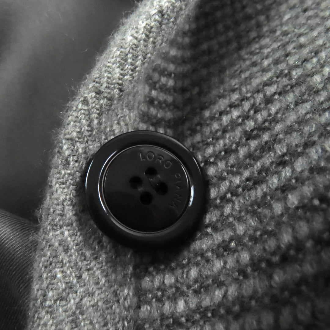 Loro Piana tailored jacket Outer: 100% cashmere, Lining: 92% silk, Lining: 8% polyurethane gray Women 38 Used Authentic