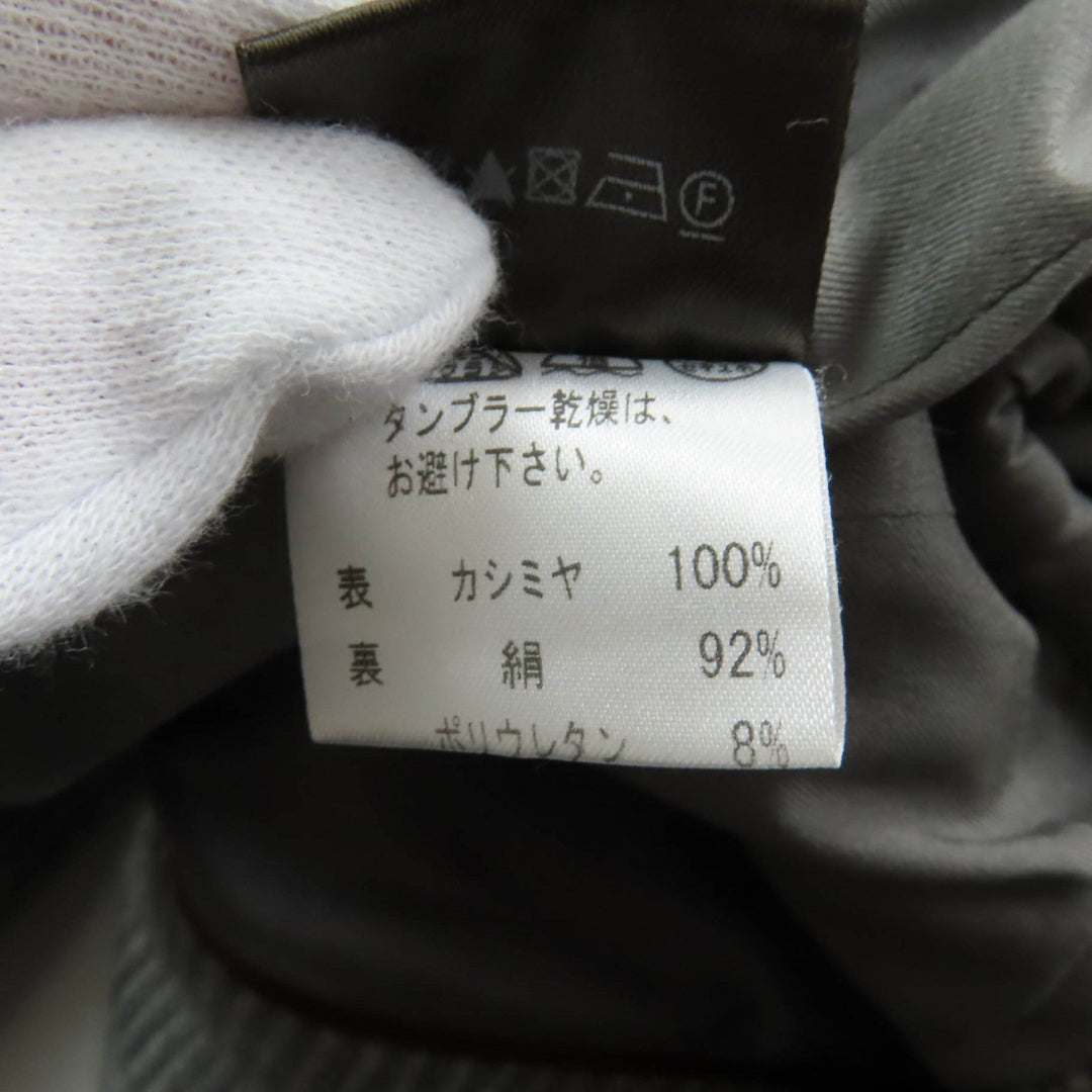 Loro Piana tailored jacket Outer: 100% cashmere, Lining: 92% silk, Lining: 8% polyurethane gray Women 38 Used Authentic