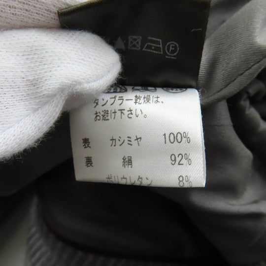 Loro Piana tailored jacket Outer: 100% cashmere, Lining: 92% silk, Lining: 8% polyurethane gray Women 38 Used Authentic