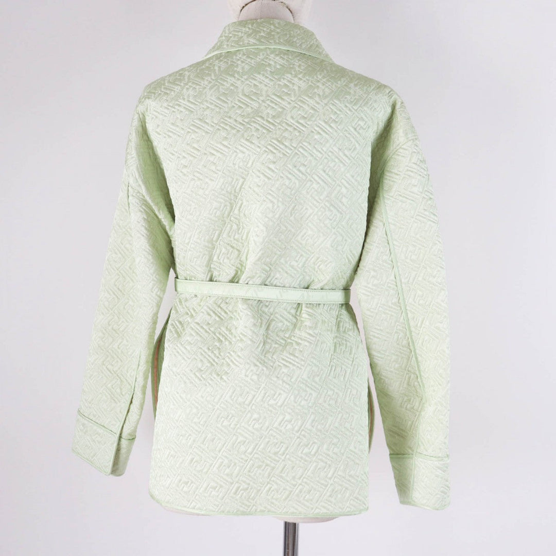 FENDI Jacket FJ7264 Outer: 100% silk, Lining: 100% silk Light green by Kim Jones Hairdo Girls Women 38 Used Authentic