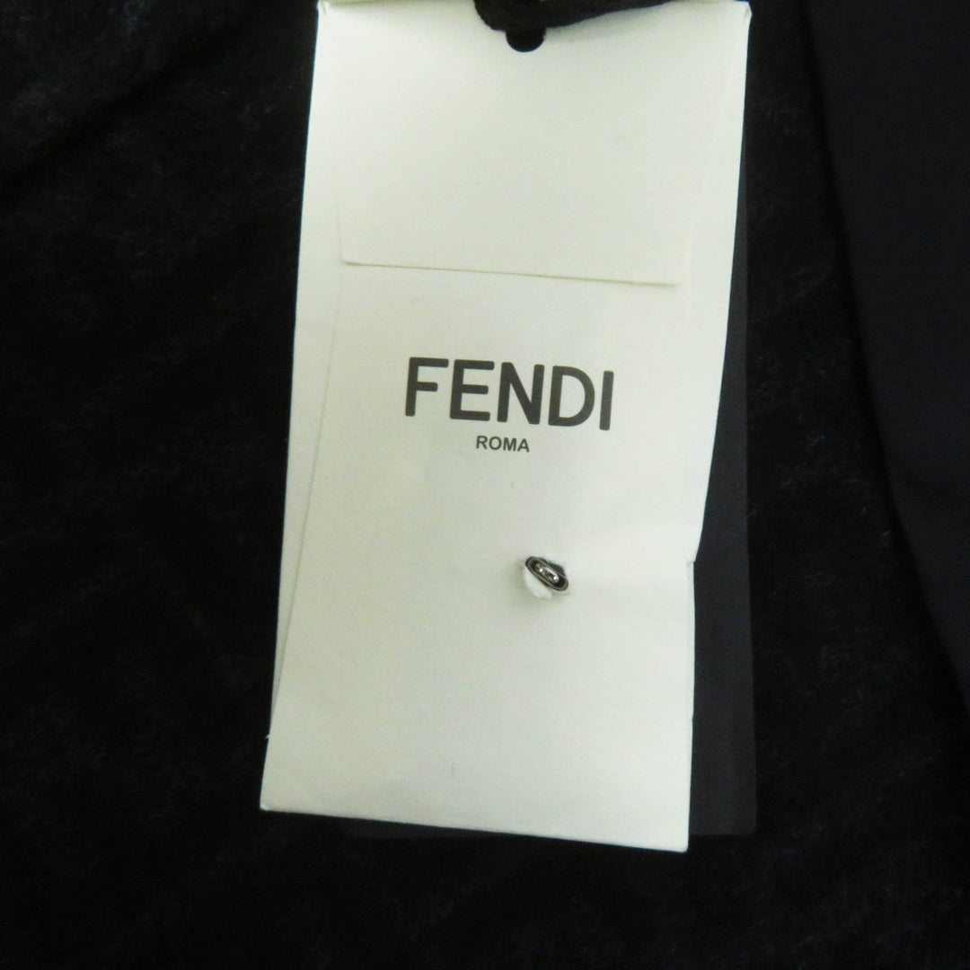 FENDI coat FJ7202 Main: 99% wool, Main: 1% silk, Lining: 100% rayon, Part: 100% wool black Women 40 Used Authentic