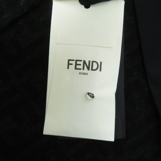 FENDI coat FJ7202 Main: 99% wool, Main: 1% silk, Lining: 100% rayon, Part: 100% wool black Women 40 Used Authentic