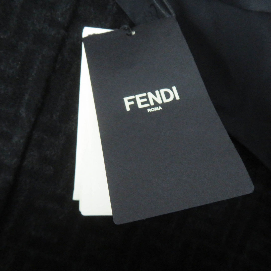 FENDI coat FJ7202 Main: 99% wool, Main: 1% silk, Lining: 100% rayon, Part: 100% wool black Women 40 Used Authentic