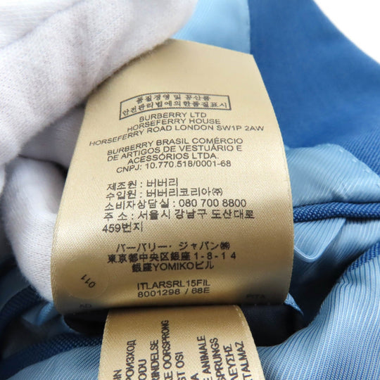 BURBERRY tailored jacket 8001298 Outer: 73% wool, Outer: 27% mohair, Lining: 100% cupra blue Women 36 Used Authentic