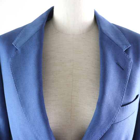 BURBERRY tailored jacket 8001298 Outer: 73% wool, Outer: 27% mohair, Lining: 100% cupra blue Women 36 Used Authentic