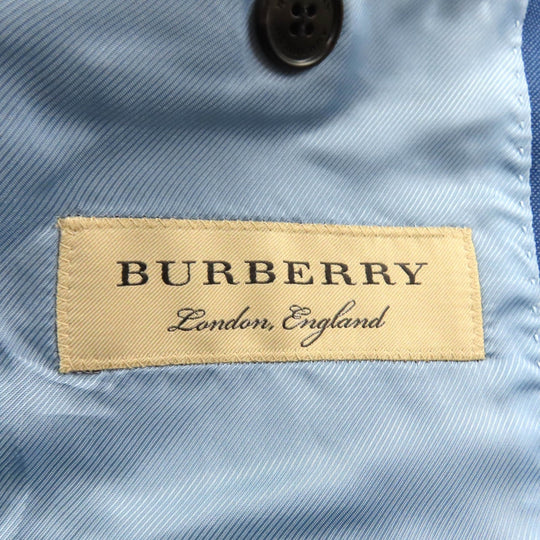 BURBERRY tailored jacket 8001298 Outer: 73% wool, Outer: 27% mohair, Lining: 100% cupra blue Women 36 Used Authentic
