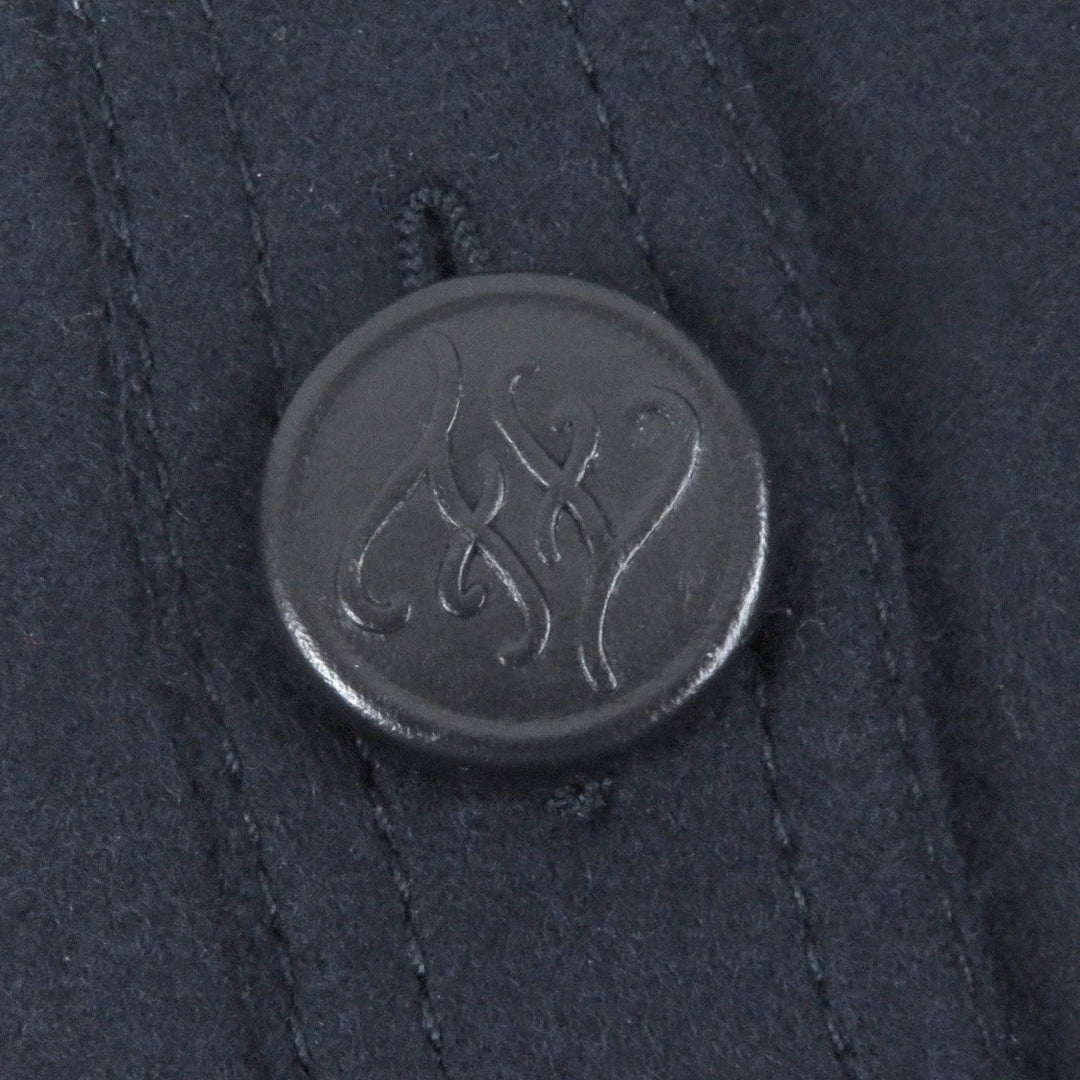 FENDI Jacket FJ7235 Main: 100% wool, Part: Sheepskin, Lining: 100% rayon Navy mens 38 Used Authentic