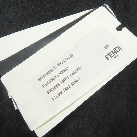 FENDI Blouson FW1085 Outer: 99% wool, Outer: 1% silk, Lining: 45% acrylic, Lining: 45% wool, Lining: 8% nylon Dark gray mens 50 Used Authentic