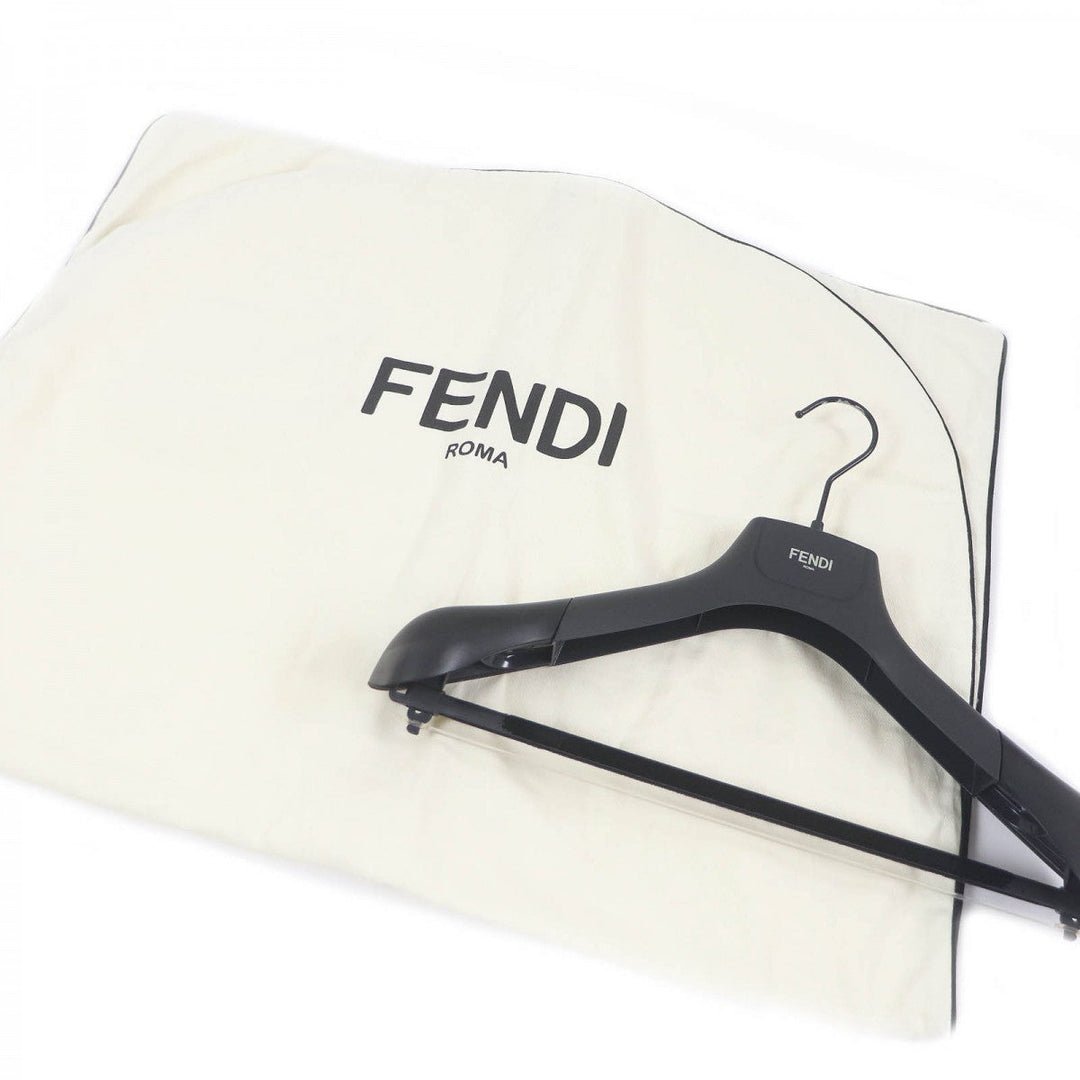FENDI Blouson FW1085 Outer: 99% wool, Outer: 1% silk, Lining: 45% acrylic, Lining: 45% wool, Lining: 8% nylon Dark gray mens 50 Used Authentic