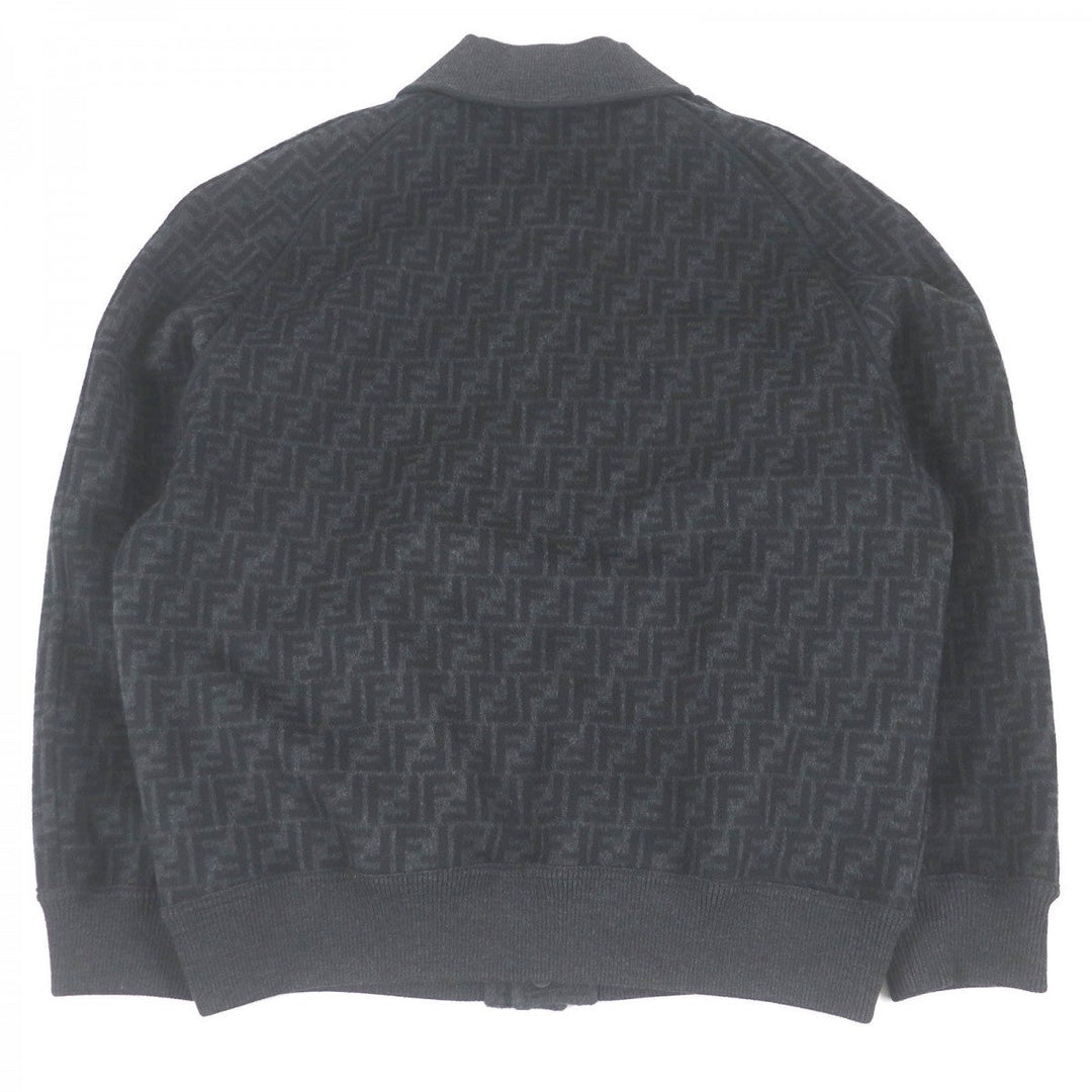 FENDI Blouson FW1085 Outer: 99% wool, Outer: 1% silk, Lining: 45% acrylic, Lining: 45% wool, Lining: 8% nylon Dark gray mens 50 Used Authentic
