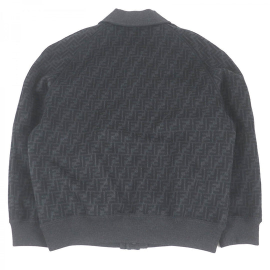 FENDI Blouson FW1085 Outer: 99% wool, Outer: 1% silk, Lining: 45% acrylic, Lining: 45% wool, Lining: 8% nylon Dark gray mens 50 Used Authentic