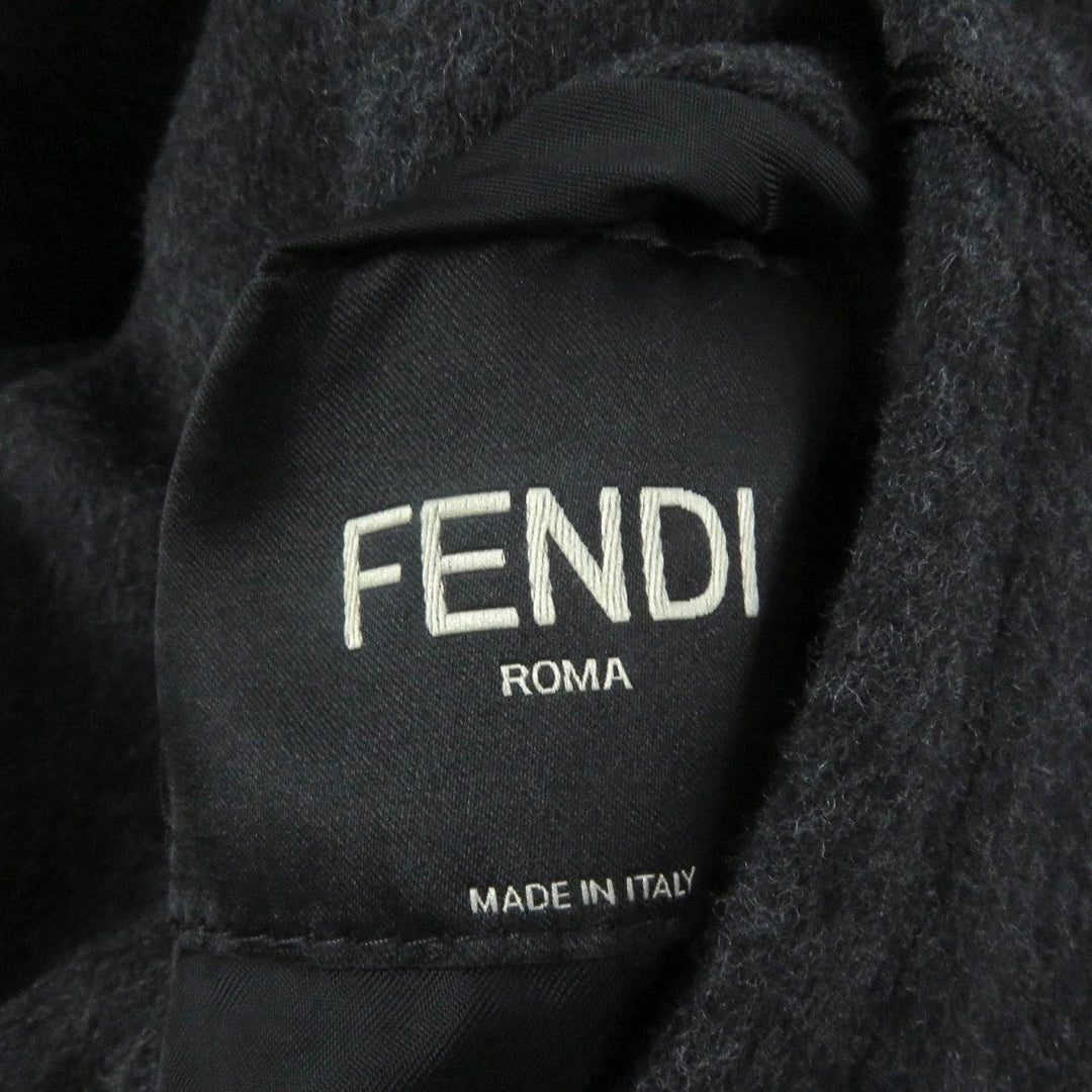FENDI Blouson FW1085 Outer: 99% wool, Outer: 1% silk, Lining: 45% acrylic, Lining: 45% wool, Lining: 8% nylon Dark gray mens 50 Used Authentic