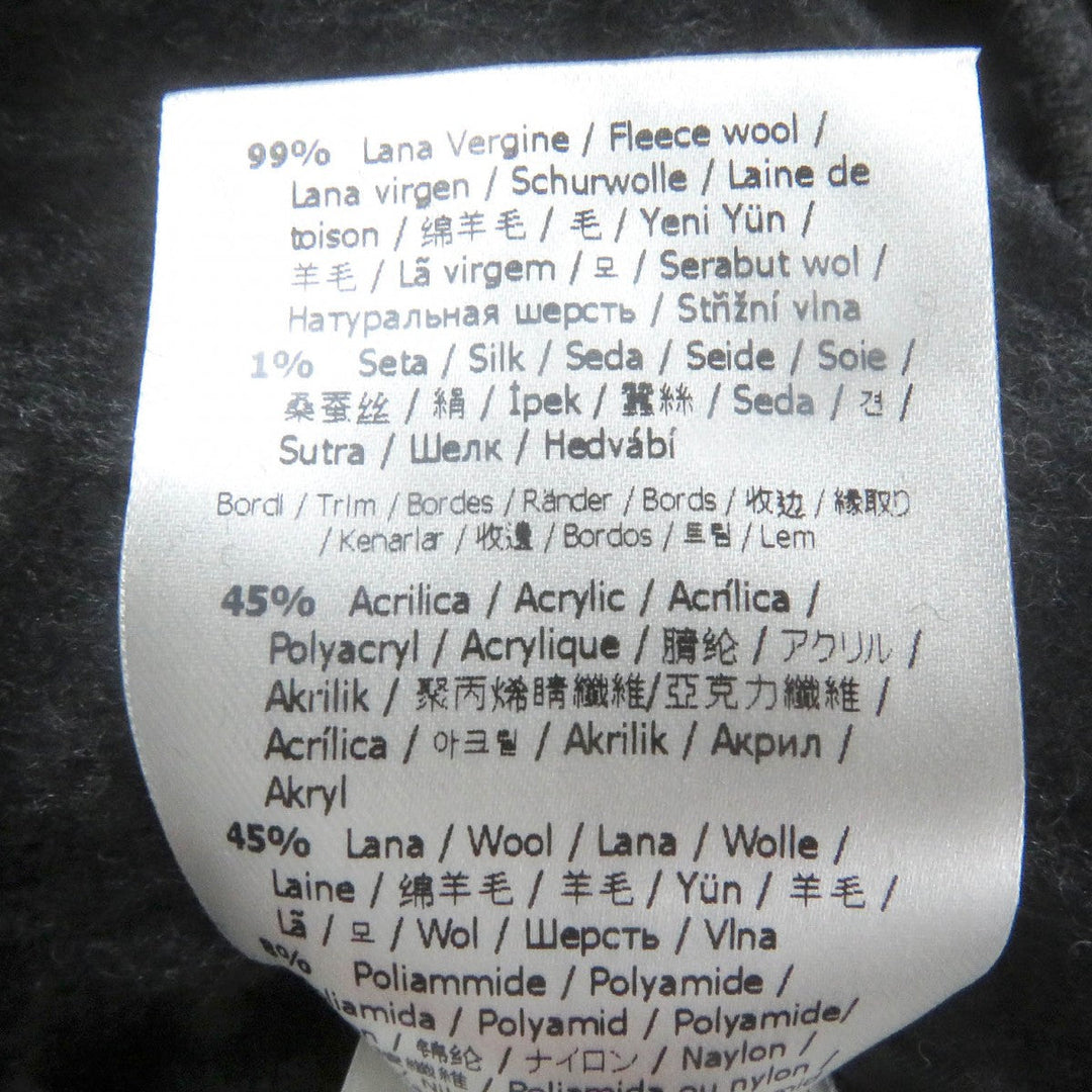 FENDI Blouson FW1085 Outer: 99% wool, Outer: 1% silk, Lining: 45% acrylic, Lining: 45% wool, Lining: 8% nylon Dark gray mens 50 Used Authentic