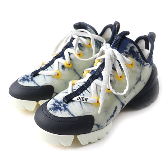 Christian Dior sneakers Fabric, Rubber Multi D-CONNECT Women 36 Used Authentic