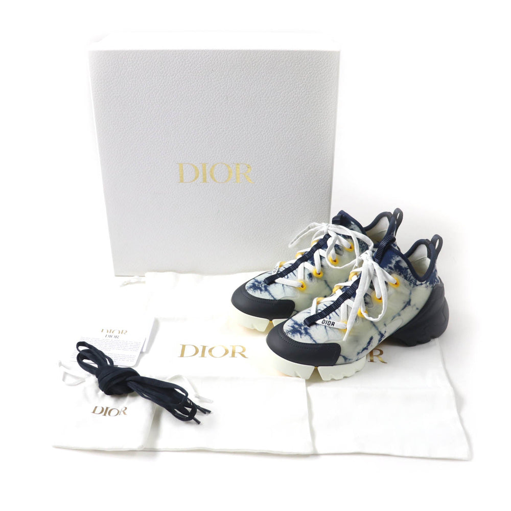 Christian Dior sneakers Fabric, Rubber Multi D-CONNECT Women 36 Used Authentic