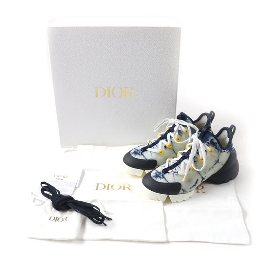 Christian Dior sneakers Fabric, Rubber Multi D-CONNECT Women 36 Used Authentic