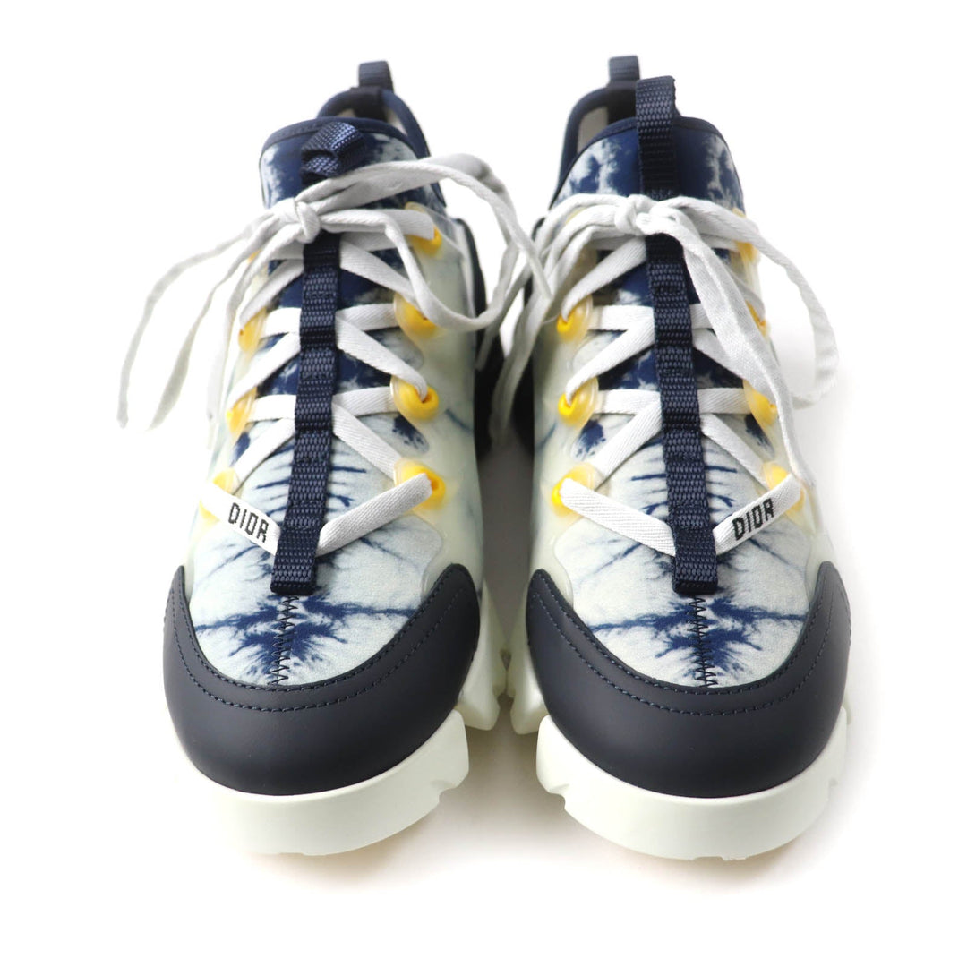 Christian Dior sneakers Fabric, Rubber Multi D-CONNECT Women 36 Used Authentic