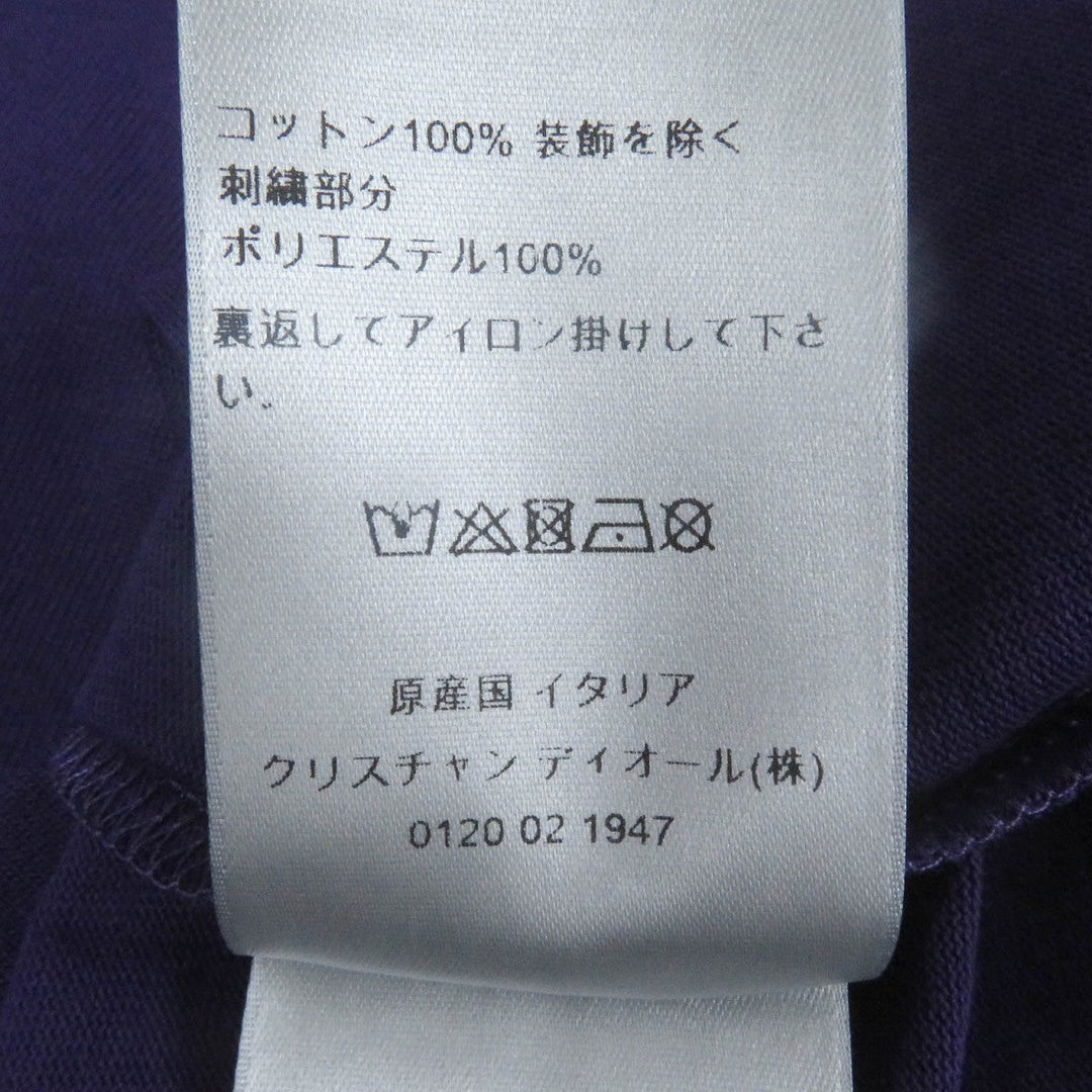 Dior HOMME Short sleeve T-shirt 313J696A0554 Main: 100% cotton, Part: 100% polyester purple mens M Used Authentic