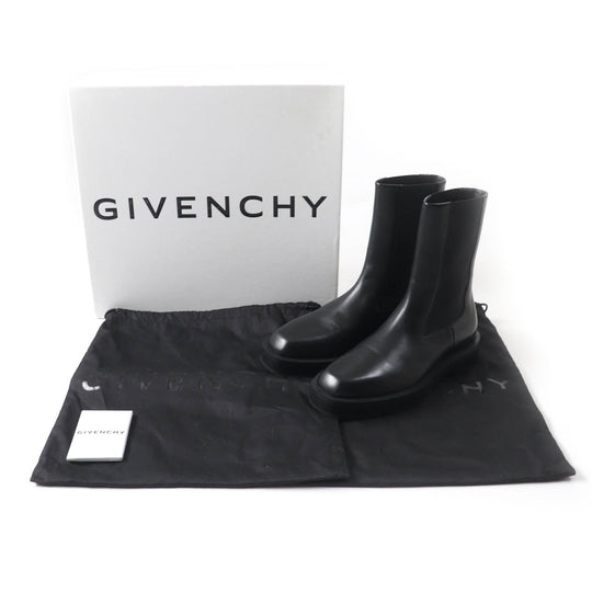 GIVENCHY short boots BE602VE0ZK Main: Leather black 4G Women 37.5 Used Authentic