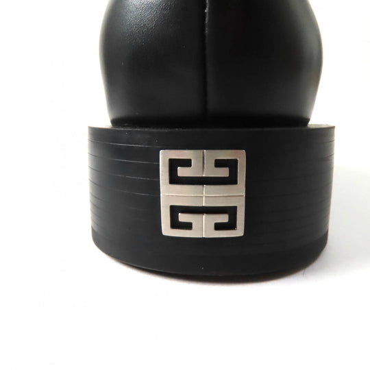 GIVENCHY short boots BE602VE0ZK Main: Leather black 4G Women 37.5 Used Authentic
