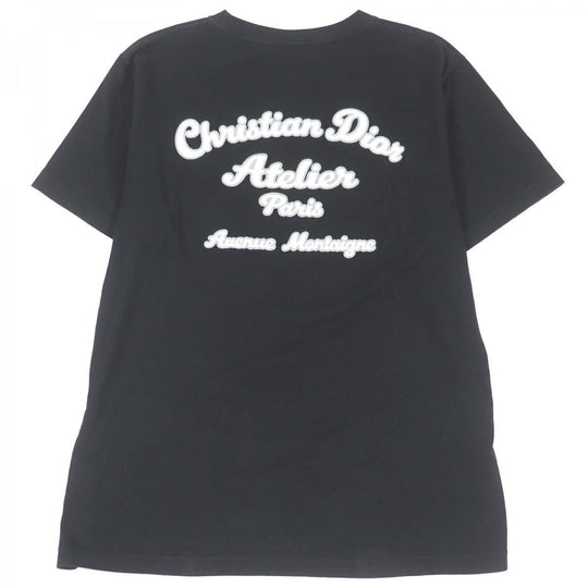Dior HOMME Short sleeve T-shirt 293J645A0677 Main: 100% cotton, Part: 100% acrylic black mens XL Used Authentic