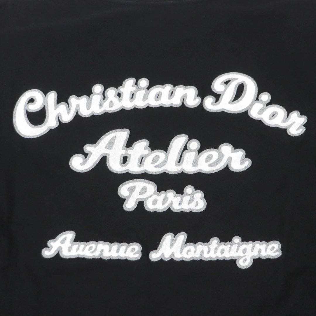 Dior HOMME Short sleeve T-shirt 293J645A0677 Main: 100% cotton, Part: 100% acrylic black mens XL Used Authentic