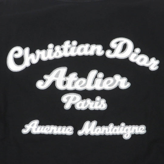 Dior HOMME Short sleeve T-shirt 293J645A0677 Main: 100% cotton, Part: 100% acrylic black mens XL Used Authentic