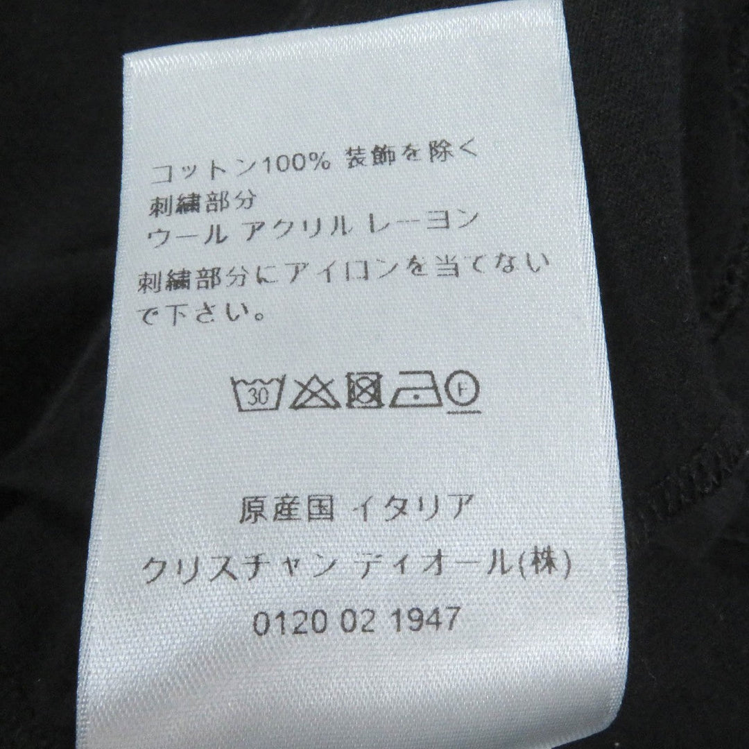 Dior HOMME Short sleeve T-shirt 293J645A0677 Main: 100% cotton, Part: 100% acrylic black mens XL Used Authentic