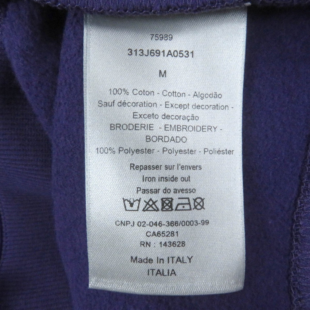 Dior HOMME Hoodie 313J691A0531 Main: 100% cotton, Part: 100% polyester purple mens M Used Authentic