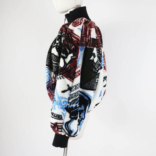 LOUIS VUITTON Jacket Outer: 99% polyester, Outer: 1% rayon, Lining: 96% polyester, Lining: 2% rayon, Lining: 2% cupra Multi Fornasetti Women 32 Used Authentic