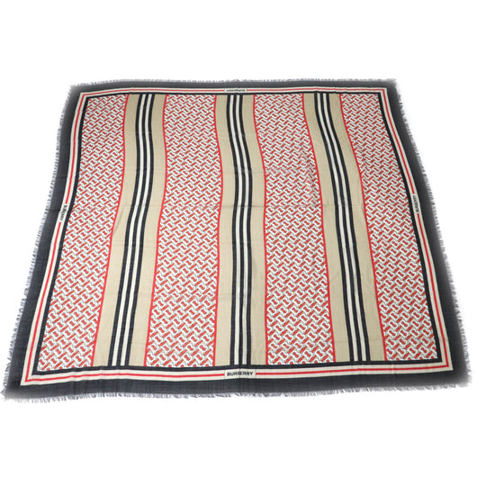BURBERRY Stall 8018038 Main: 51% wool, Main: 49% silk Multi Women Used Authentic
