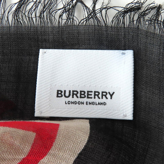 BURBERRY Stall 8018038 Main: 51% wool, Main: 49% silk Multi Women Used Authentic