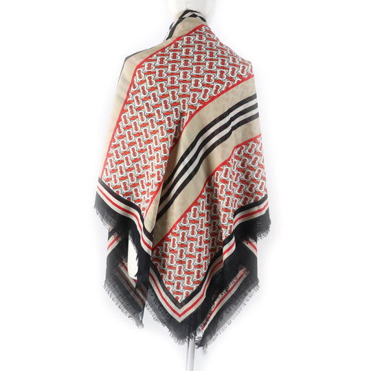 BURBERRY Stall 8018038 Main: 51% wool, Main: 49% silk Multi Women Used Authentic