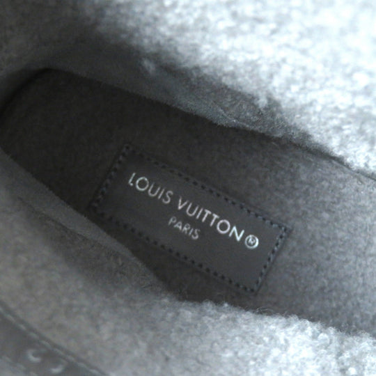 LOUIS VUITTON short boots Main: Mouton gray snowdrop line Women 38 Used Authentic
