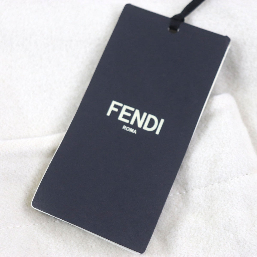FENDI Jacket FW1077 Main: 100% cashmere Beige Ivory mens 46 Used Authentic