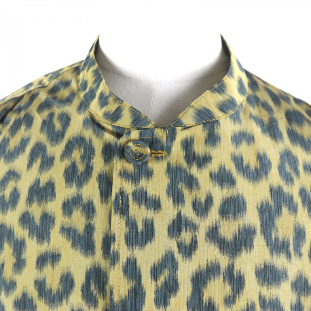 Dior HOMME poncho 243C425A5646 Main: 100% polyester, Sleeve lining: 100% cupra yellow-green mens 46 Used Authentic