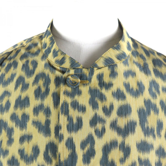 Dior HOMME poncho 243C425A5646 Main: 100% polyester, Sleeve lining: 100% cupra yellow-green mens 46 Used Authentic